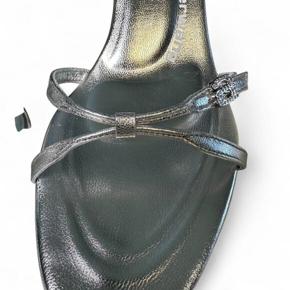 Alexander Wang Silver Lucienne 65 Strappy Slide 37.5 NWT - Picture 5 of 16